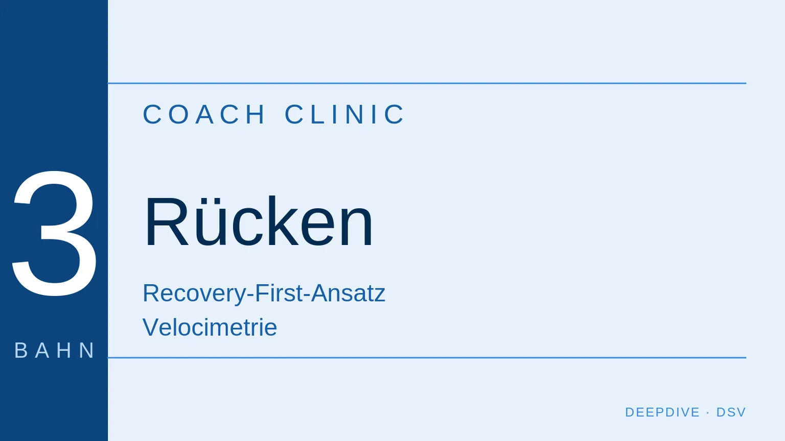 Coach Clinic #3 – Rückenschwimmen-Woche & der "Recovery-First"-Ansatz: Wie ein brasilianischer Trainer in Deutschland die Junior-Podestplätze verdreifachte